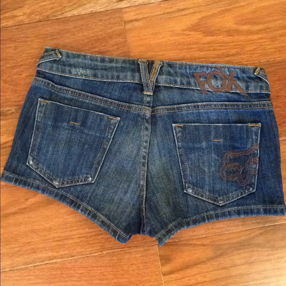 NWOT Fox Riders Denim Shorts, Size 1 - Picture 2 of 6